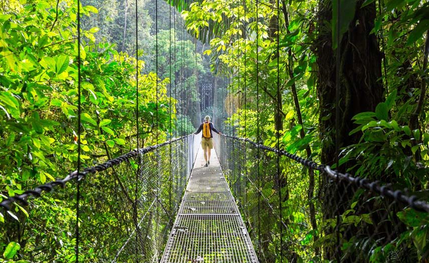 Arenal Nationalpark Hängebrücke Costa Rica