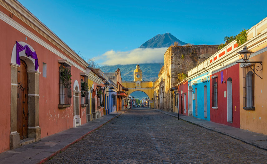Antigua Stadt Guatemala Urlaub