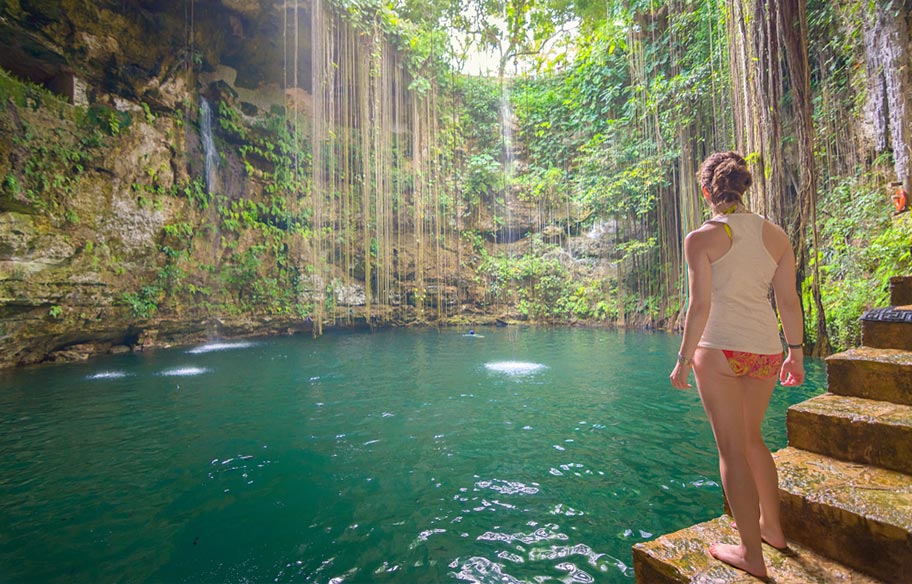 Ik Kil Cenote in Mexiko