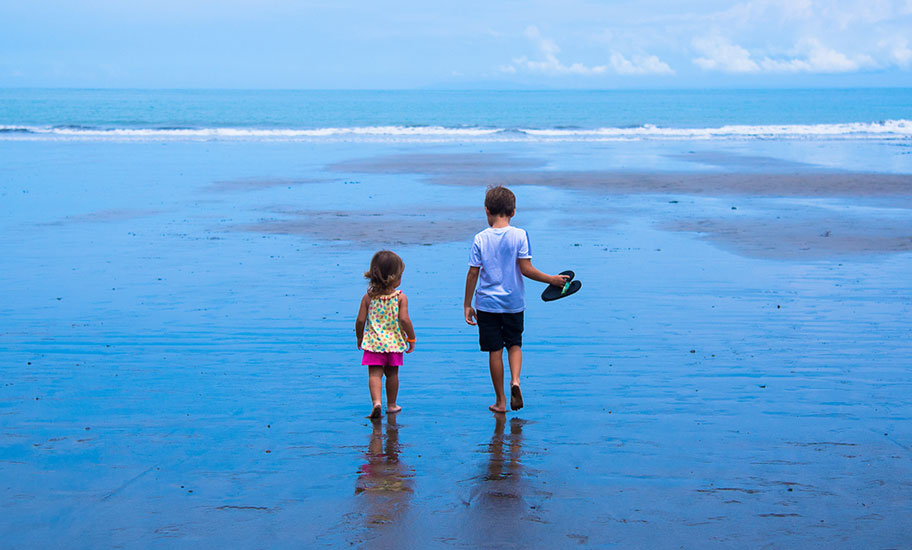 Costa Rica Badeferien mit Kindern