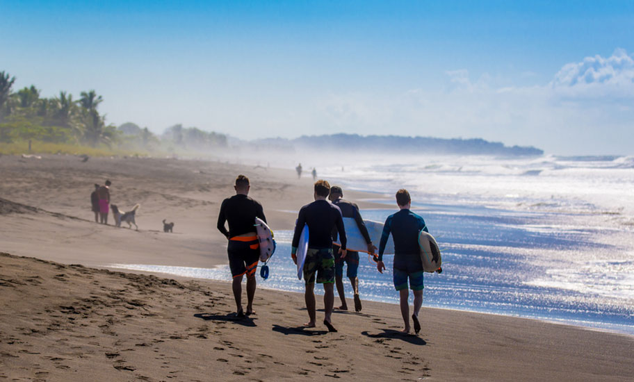 Costa Rica Surfen Pazifikküste